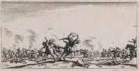 KG 10691
<br/>
Pistoolgevecht op slagveld
<br/>
<em>Callot, Jacques (1592 - 1635)</em>